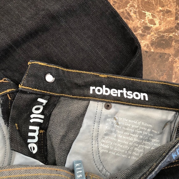 Kitson | Low Rise Dark Denim 24 - Picture 3 of 3